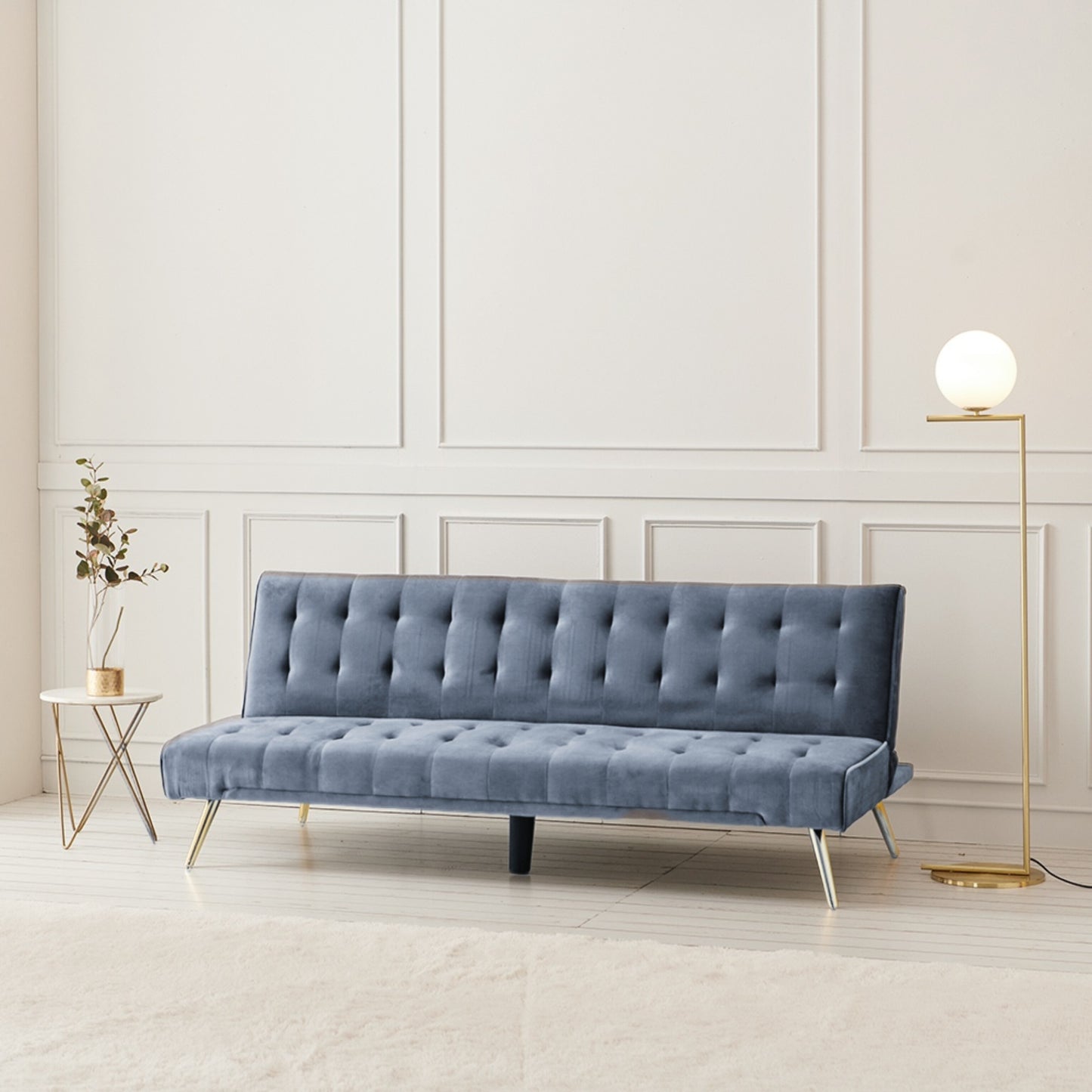 1515 - Sofa Bed - WITHOUT ARMS (Grey)