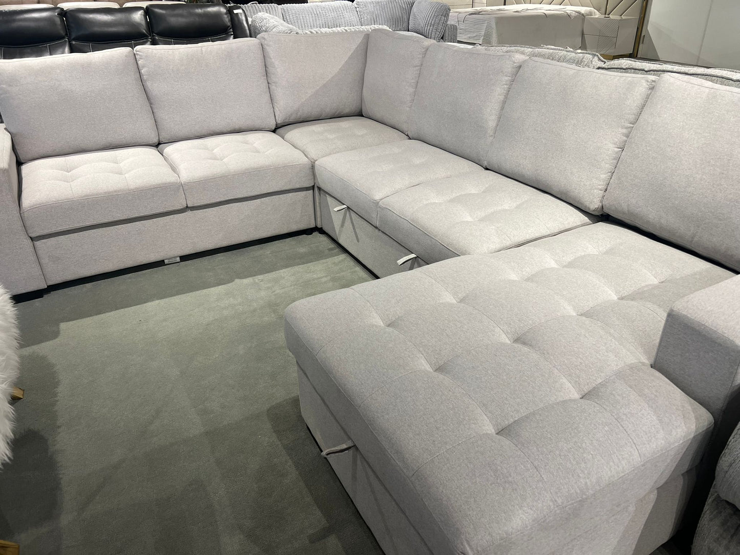 Xander Pull Out Sectional Sofa