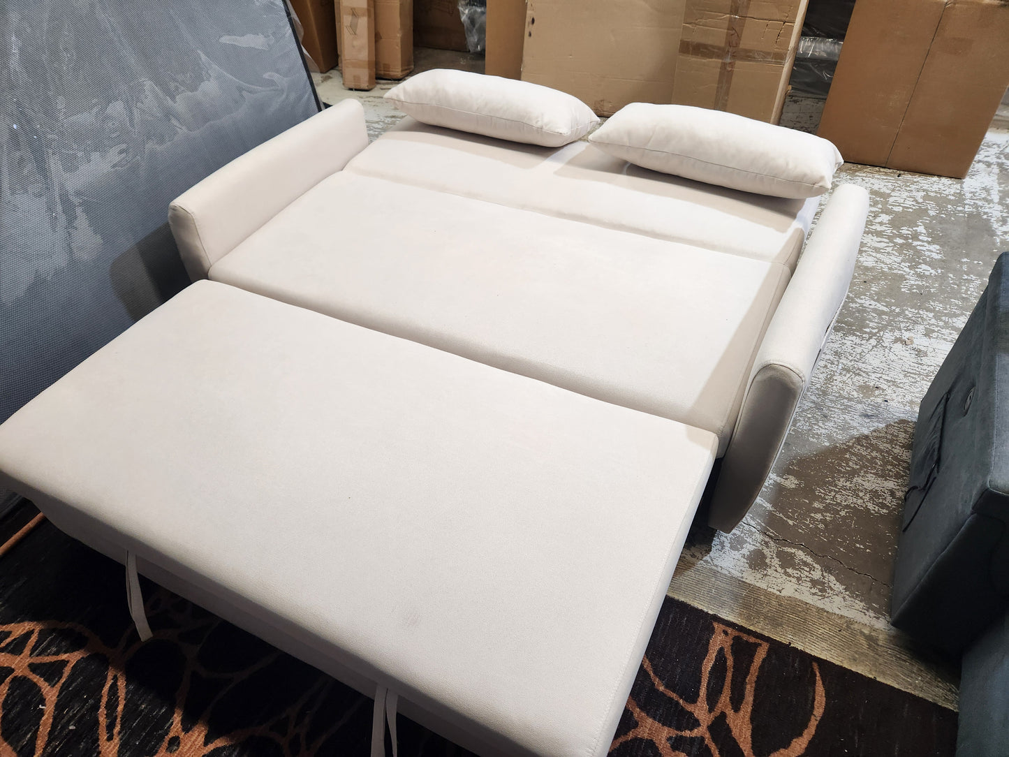 Dafodill 2 Seater Sofa Bed (Beige)
