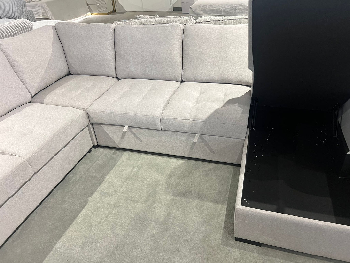 Xander Pull Out Sectional Sofa