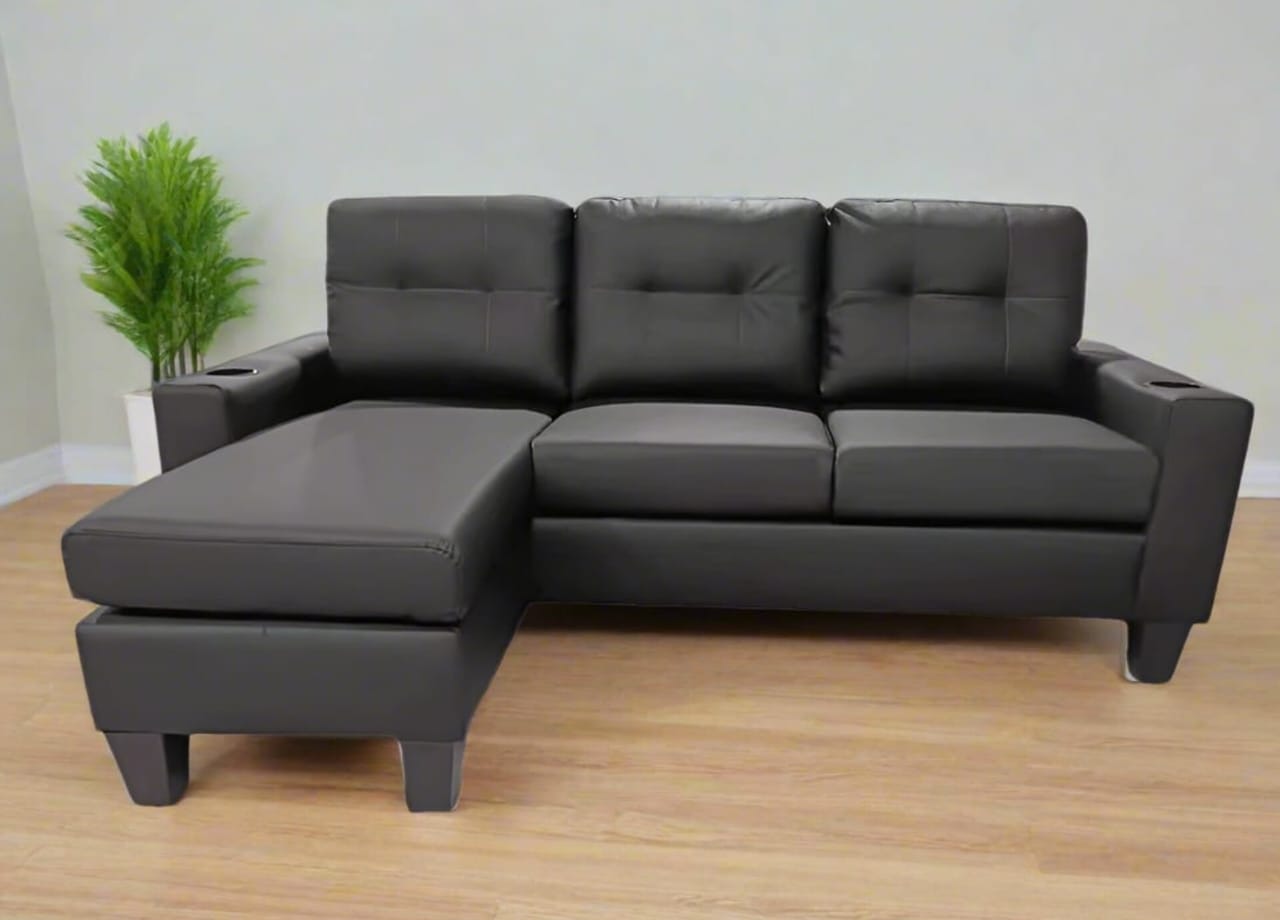 COZY 3 Seater Leather Couch