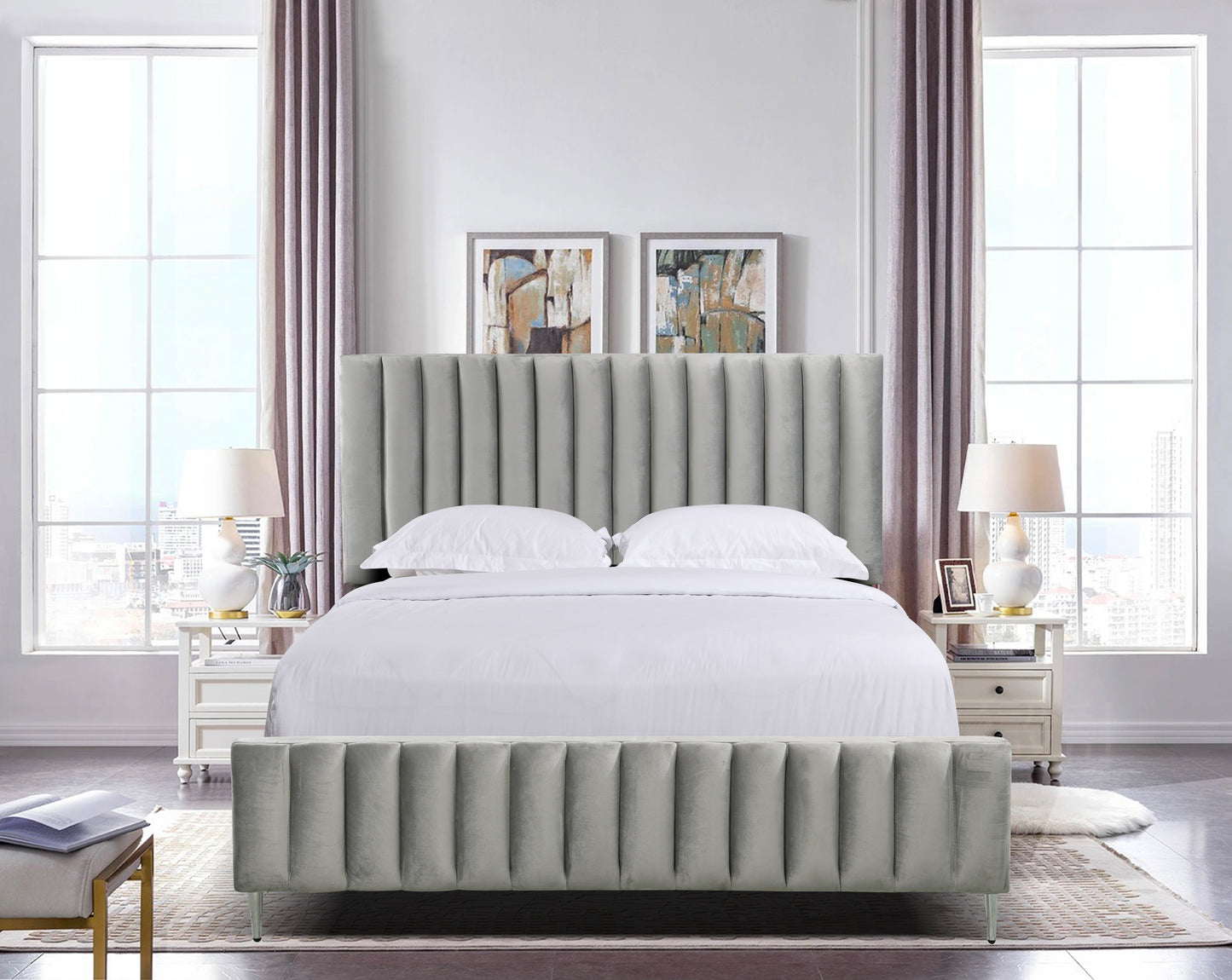 HTS-001 Bedframe (Grey)