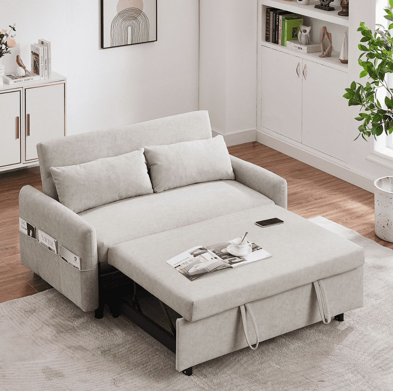 Dafodill 2 Seater Sofa Bed (Beige)