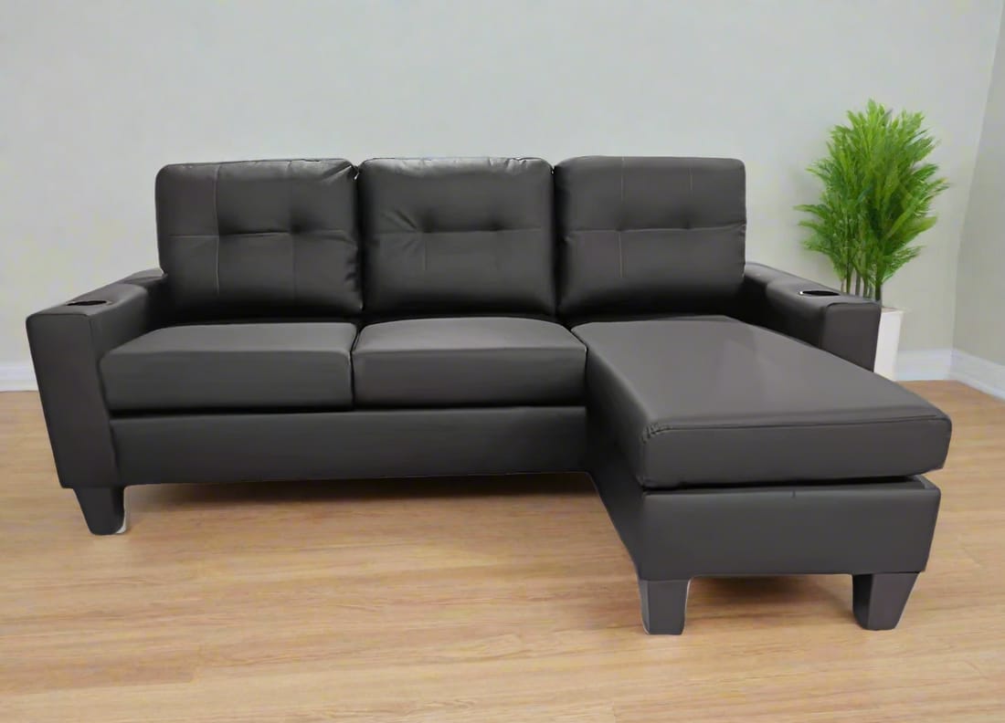 COZY 3 Seater Leather Couch
