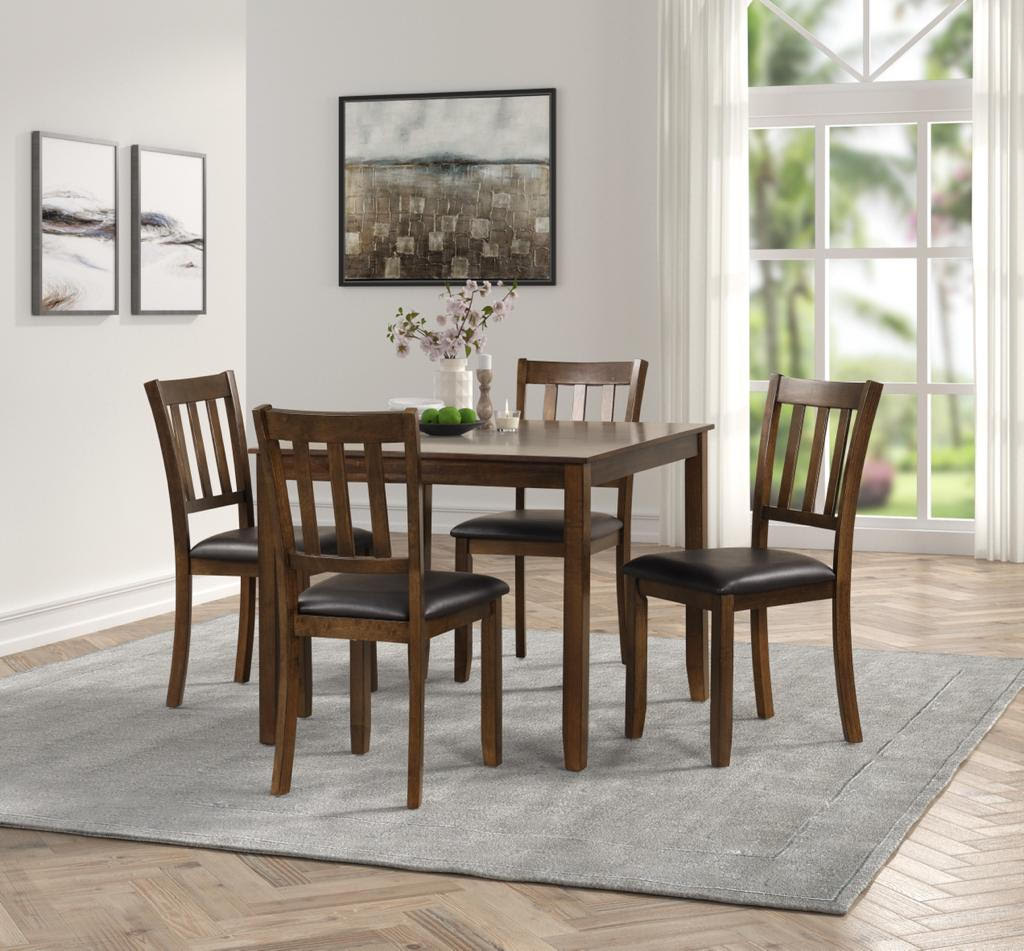 COCO 4-Piece Dining Table Set (Espresso)