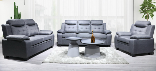 Lexicon Fabric Sofa Set 3 + 2 + 1 (Variation 1)