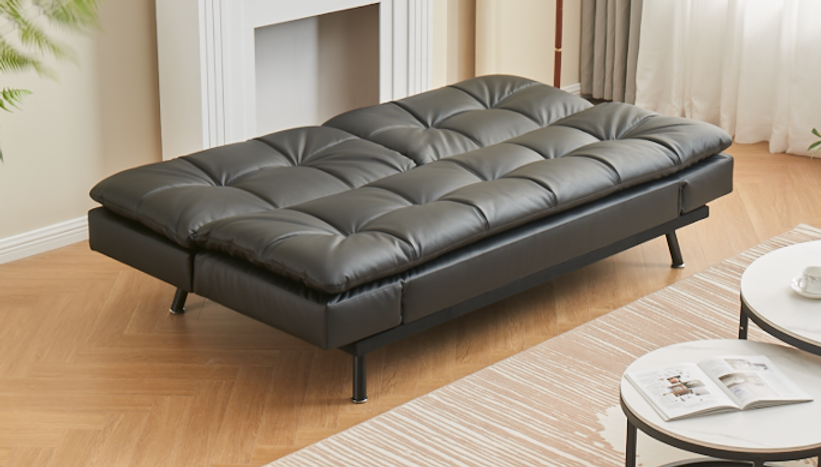 IF-8050 - Split Back 2 seater PU Sofa