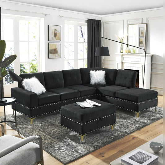 IVY - Sectional (Black)