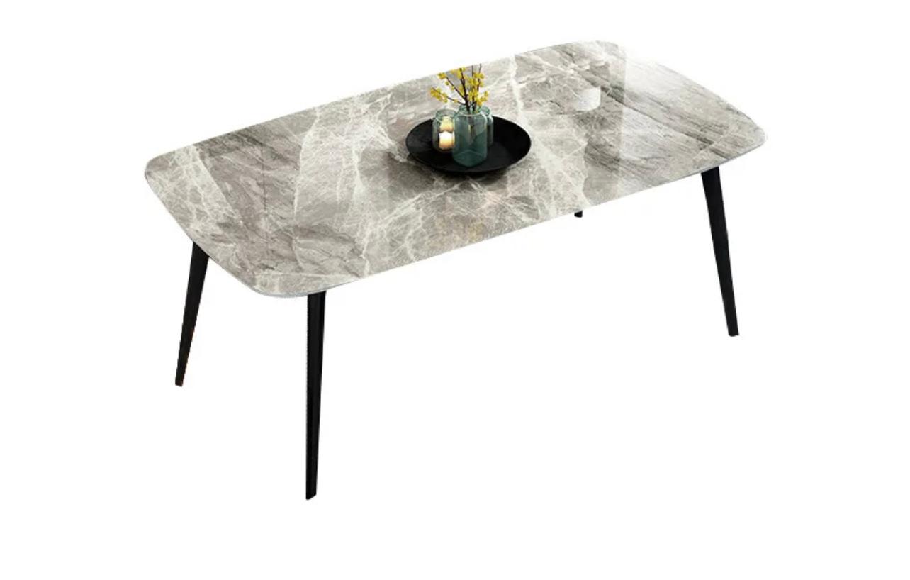 Marble Dining Table - 6 Seater Chair