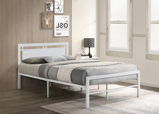 Metal Bed B048 T - Jaybee (White)
