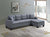 Allium Storage Sectional 4 Seater - FABRIC