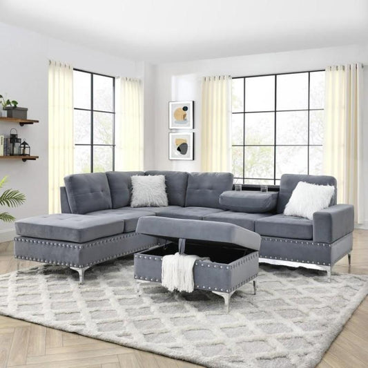 IVY - Sectional (Grey)