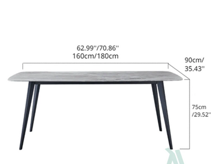 Marble Dining Table - 6 Seater Chair