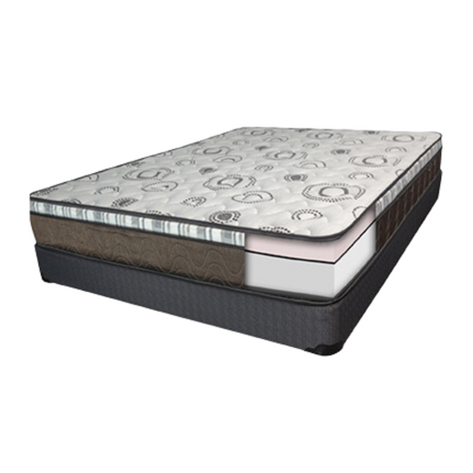 9-Inch Night Dreamer Bio Foam + Gel Euro Top Mattress | Medium Firm