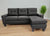 COZY 3 Seater Leather Sectional Storage Couch