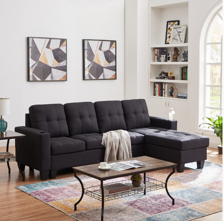 Dimond - Sectional 4 Seater - FABRIC