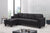 Allium Storage Sectional 4 Seater - FABRIC