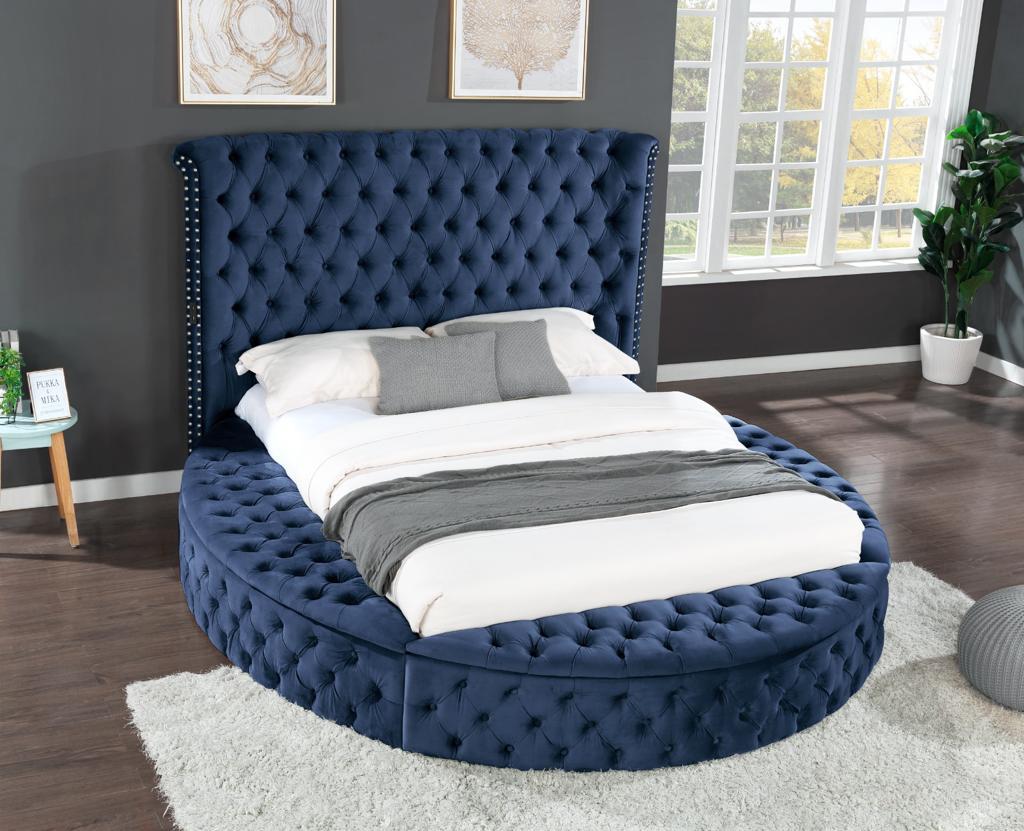 Round Storage Bed Frame