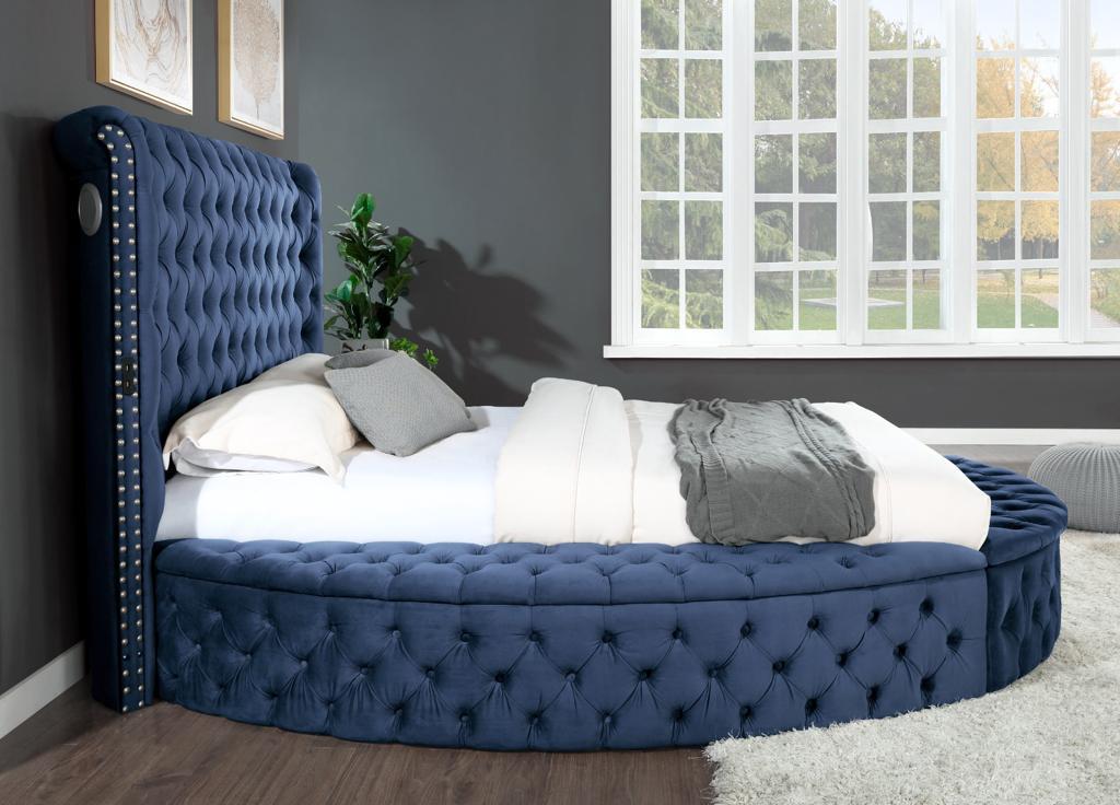 Round Storage Bed Frame