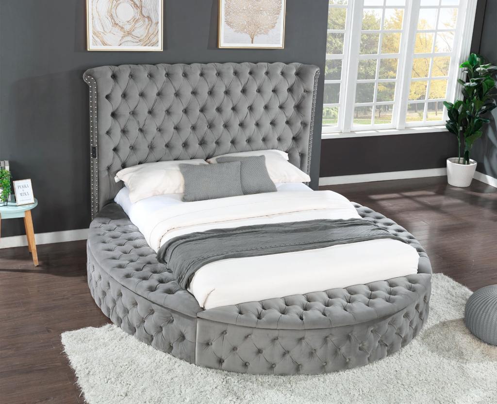 Round Storage Bed Frame