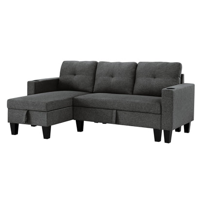 Johnny Storage Reversible Sectional