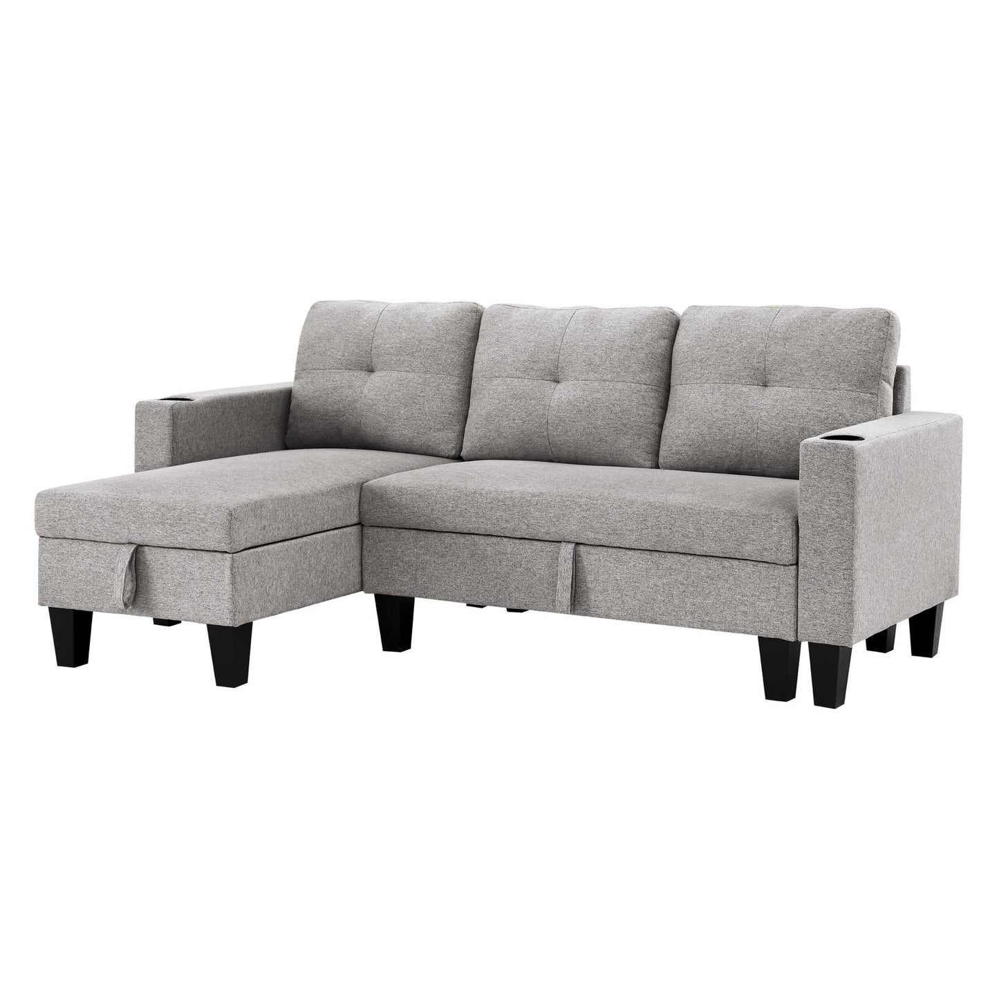 Johnny Storage Reversible Sectional