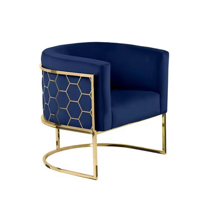 Honey Comb Metal Low Bar Chair