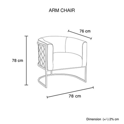 Honey Comb Metal Low Bar Chair