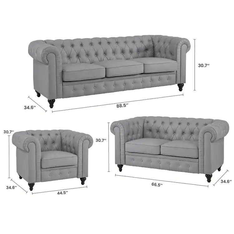 Sally -  3 + 2 + 1 Sofa Set