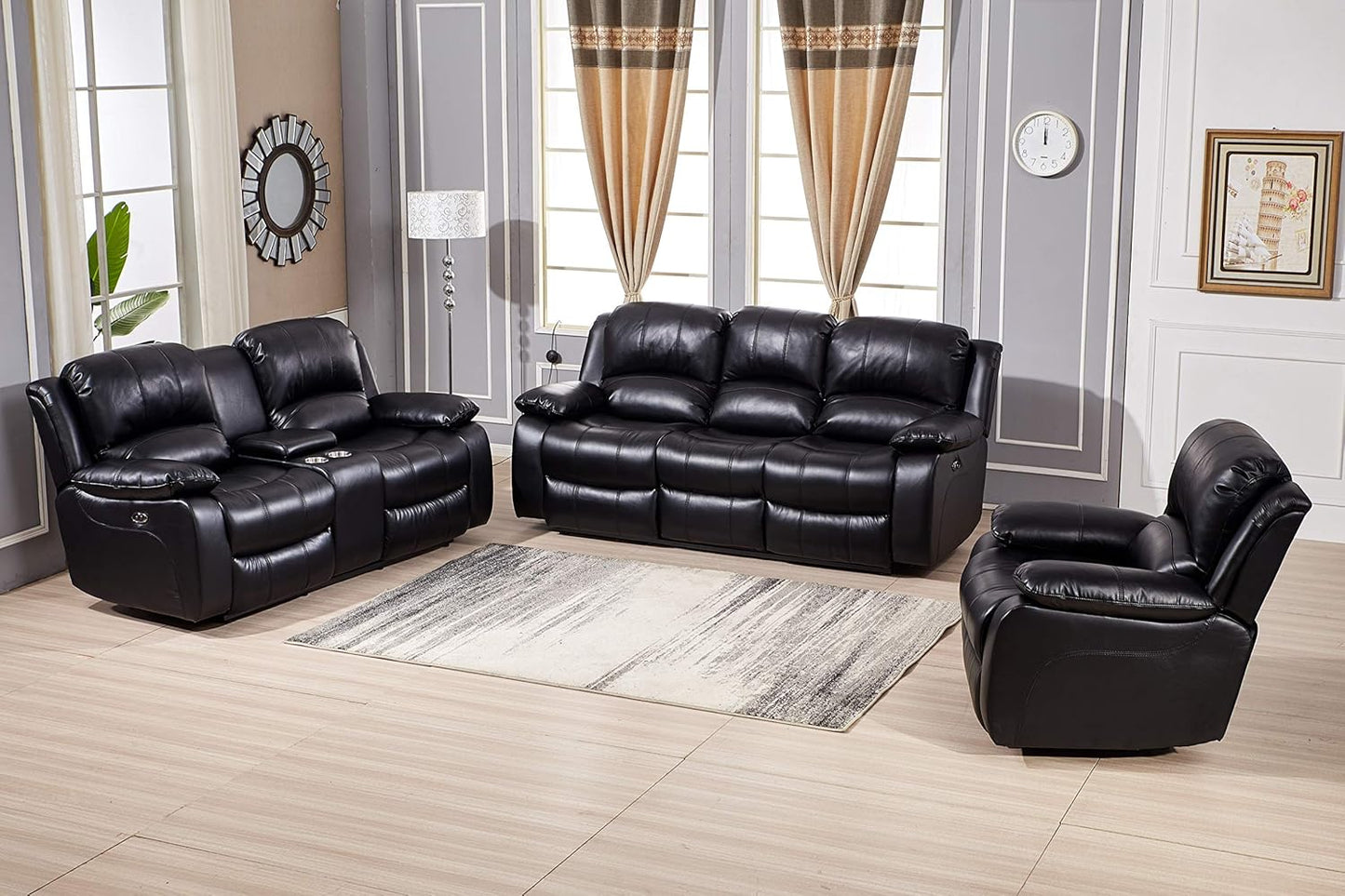 Alpha Manual Recliner Set