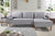 9122 - Velvet 3 Seater Reversible Sofa