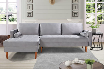 9122 - Velvet 3 Seater Reversible Sofa