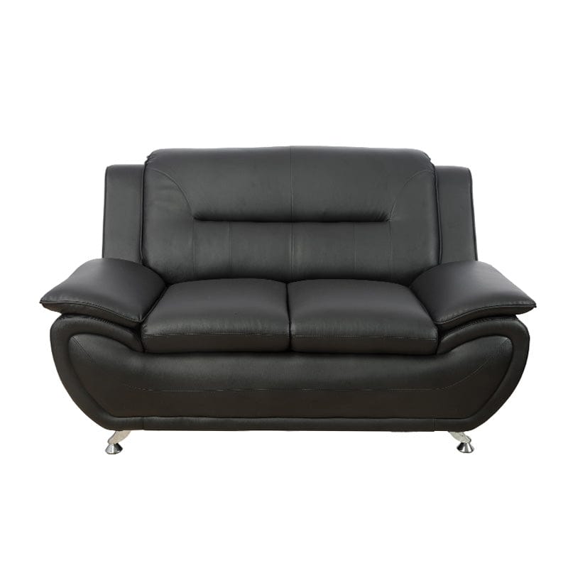 Speedy Full Black 3 Piece Sofa Set