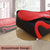 Speedy Auckland Red & Black 3 Piece Sofa Set