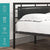 Black Metal Bed Frame | Sleek and Durable Design