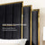 Queen Size - Large Headboard, Armani Gold Lining Velvet Bed, Black Only