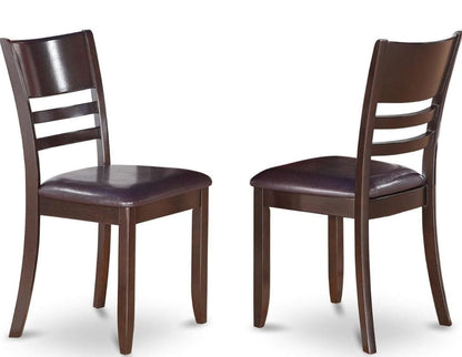 T-1085 - Espresso Round  Dinning Set - 4 chairs & table