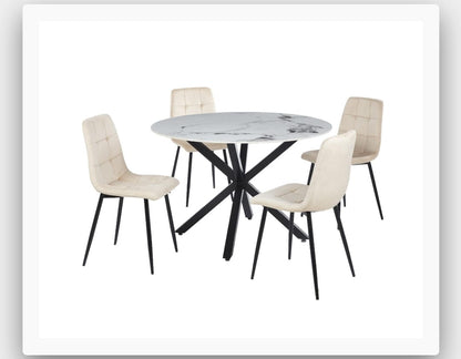 DT-17 GD Dining Set 5 Piece