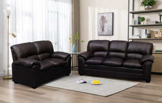 Parker 3 + 2 Sofa Set  (Chocolate Brown )