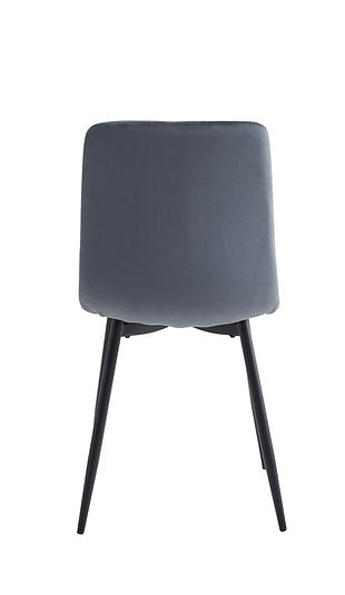 T-1472 / C-1474 Extendable Dining Table Set (Dark Grey)