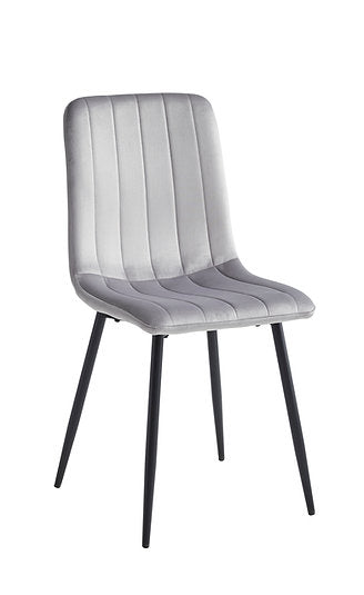 T-1472 / C-1474 Extendable Dining Table Set (Light Grey)