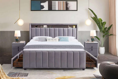 Mark Storage LED Bed Frame